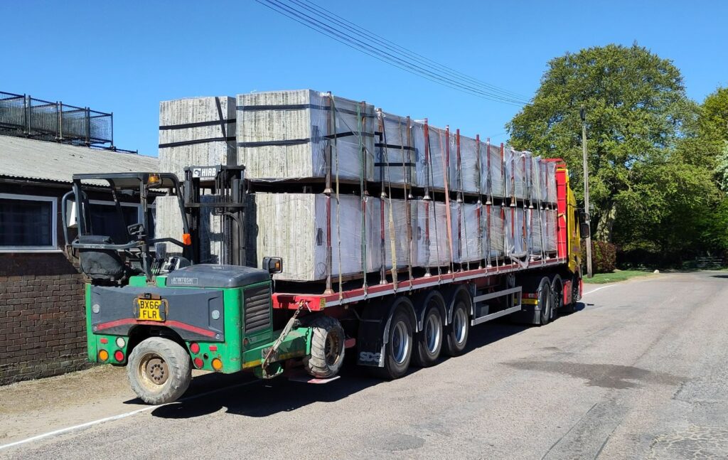 Reused solar panels on truck for Big Solar Co-op