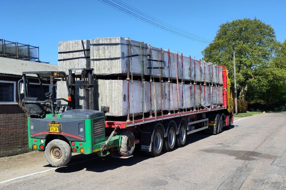 Reused solar panels on truck for Big Solar Co-op